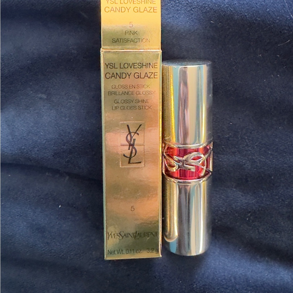 Yves Saint Laurent Love Shine Candy Glaze Lipstick - Pink Satisfaction